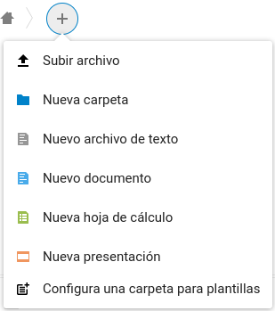 NextcloudOffice File options