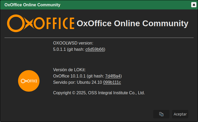 OxOOL Admin Console